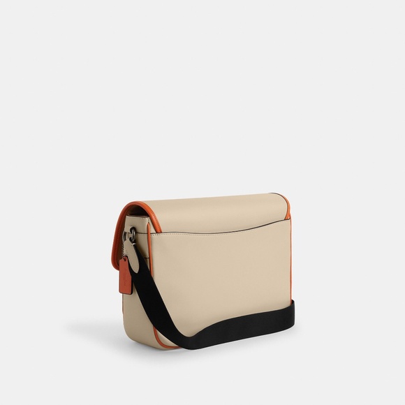 Racer Messenger In Colorblock Signature Canvas - Picture 2 of 3